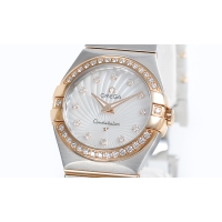 オメガスーパーコピー コンステレーション ブラッシュクォーツ 123.25.27.60.55.002 ホワイト