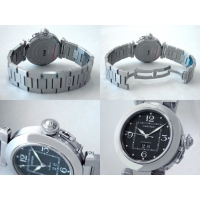 カルティエスーパーコピー Cartier パシャＣ W31053M7 ビックデイト ブラック