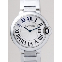 カルティエスーパーコピー Cartier バロンブルー W690114 SS MM シルバー クォーツ ボーイズ