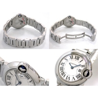 カルティエスーパーコピー Cartier バロンブルー W690104 SS SM シルバー レディース