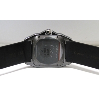 カルティエスーパー サントス１００ ＭＭ W2020008 ステンレス(DLC加工)・チタン ブラック