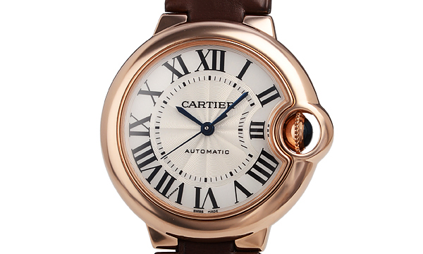 カルティエスーパーコピー バロンブルー ３３ｍｍ W6920069 ピンクゴールド シルバー レディース