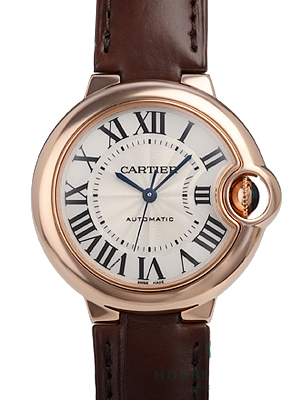 カルティエスーパーコピー バロンブルー ３３ｍｍ W6920069 ピンクゴールド シルバー レディース