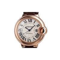 カルティエスーパーコピー バロンブルー ３３ｍｍ W6920069 ピンクゴールド シルバー レディース