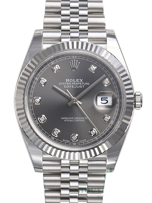 ロレックススーパーコピー デイトジャスト４１ 126334G ダイヤモンド 基本仕様は本物と同じ形のROLEX です