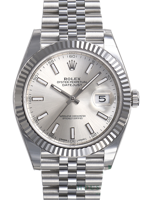 ロレックススーパーコピー デイトジャスト４１ 126334 シルバー 基本仕様は本物と同じ形のROLEX です
