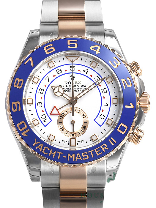 ロレックススーパーコピー ヨットマスターII 116681 ホワイト 基本仕様は本物と同じ形のROLEX です