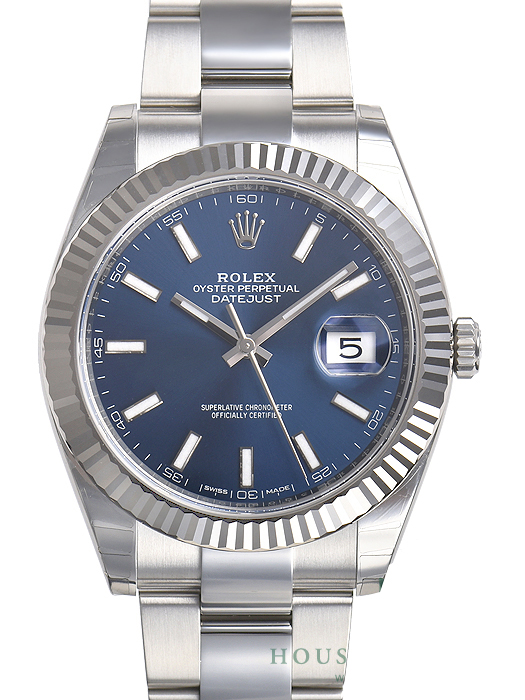 ロレックススーパーコピー デイトジャスト４１ 126334 ブルー 基本仕様は本物と同じ形のROLEX です