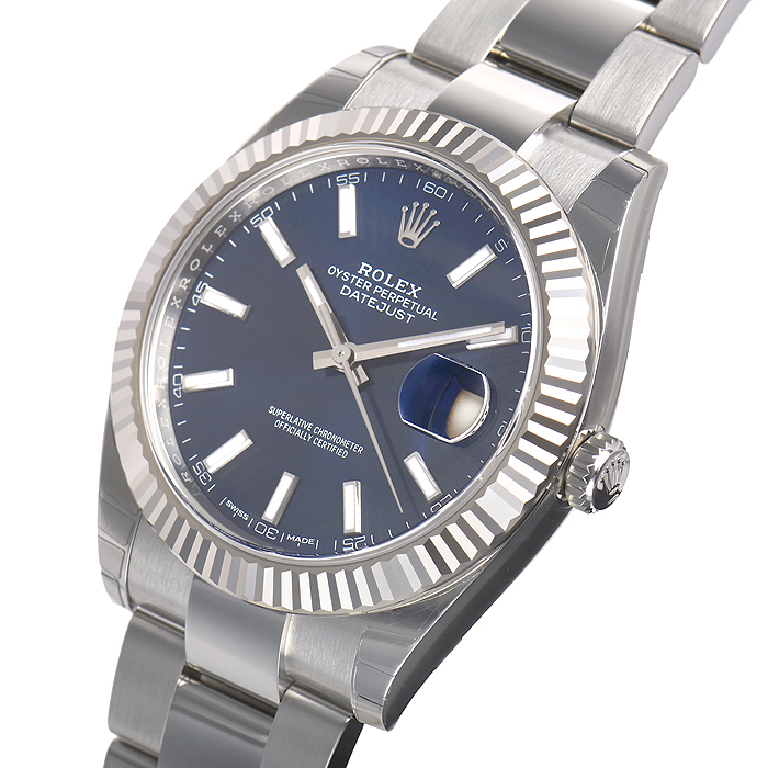 ロレックススーパーコピー デイトジャスト４１ 126334 ブルー 基本仕様は本物と同じ形のROLEX です