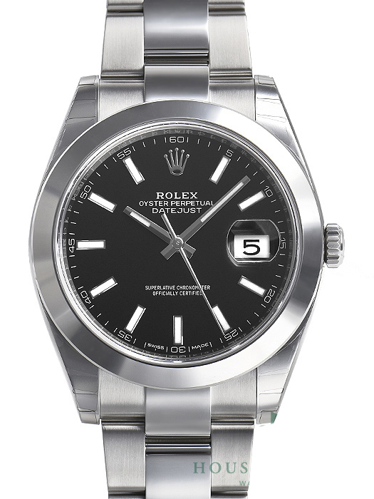 ロレックススーパーコピー デイトジャスト４１ 126300 ブラック 基本仕様は本物と同じ形のROLEX です