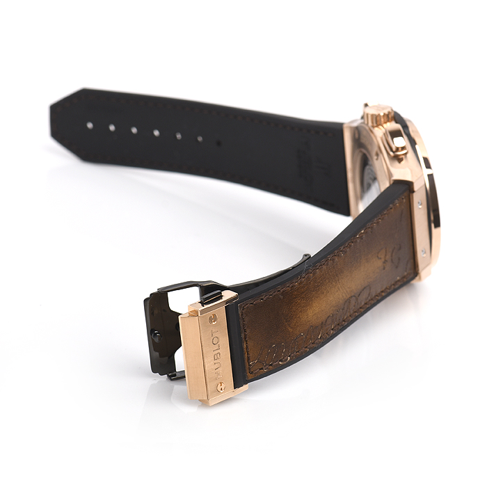 ウブロ クラシック フュージョン クロノグラフ ベルルッティ スクリット 521.OX.0500.VR.BER17 基本仕様は本物と同じ形のHUBLOTです