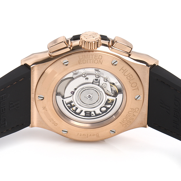 ウブロ クラシック フュージョン クロノグラフ ベルルッティ スクリット 521.OX.0500.VR.BER17 基本仕様は本物と同じ形のHUBLOTです