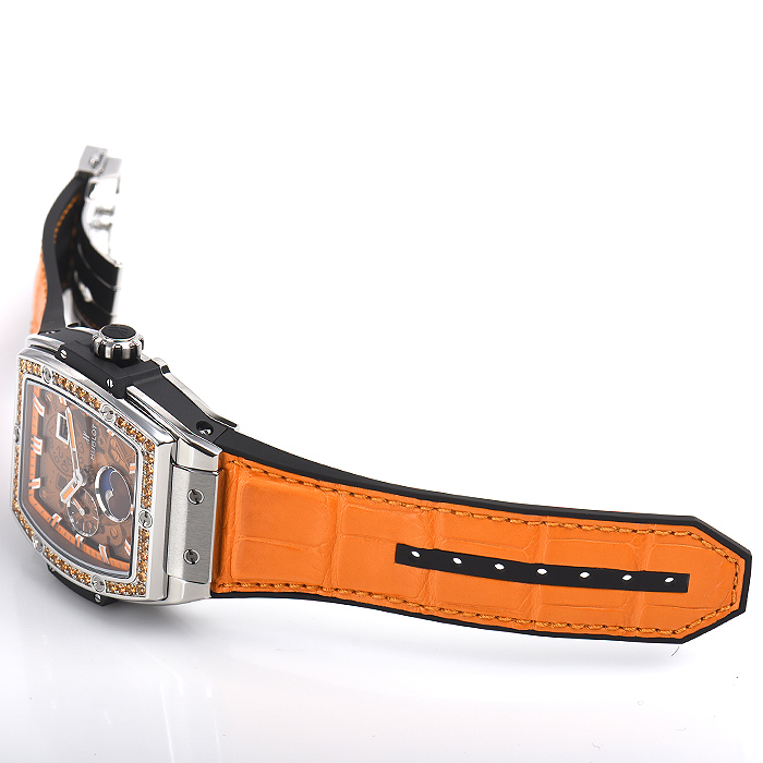 ウブロ スピリット オブ ビッグバン ムーンフェイズ チタニウム オレンジ 647.NX.5371.LR.1206 基本仕様は本物と同じ形のHUBLOTです