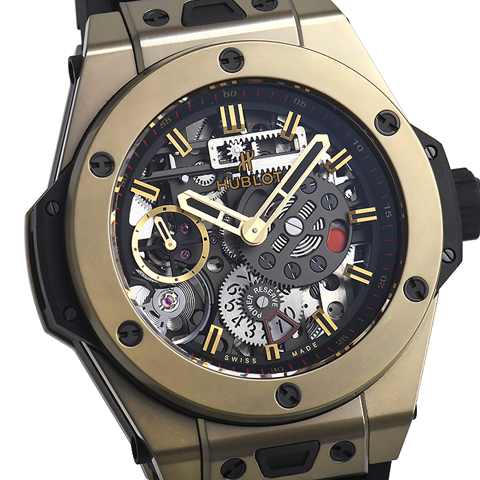 ウブロ ビッグバン メカー１０ フルマジックゴールド 414.MX.1138.RX 基本仕様は本物と同じ形のHUBLOTです