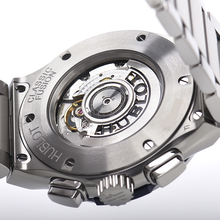 ウブロ クラシックフュージョン チタニウム クロノグラフ 520.NX.7170.NX 基本仕様は本物と同じ形のHUBLOTです