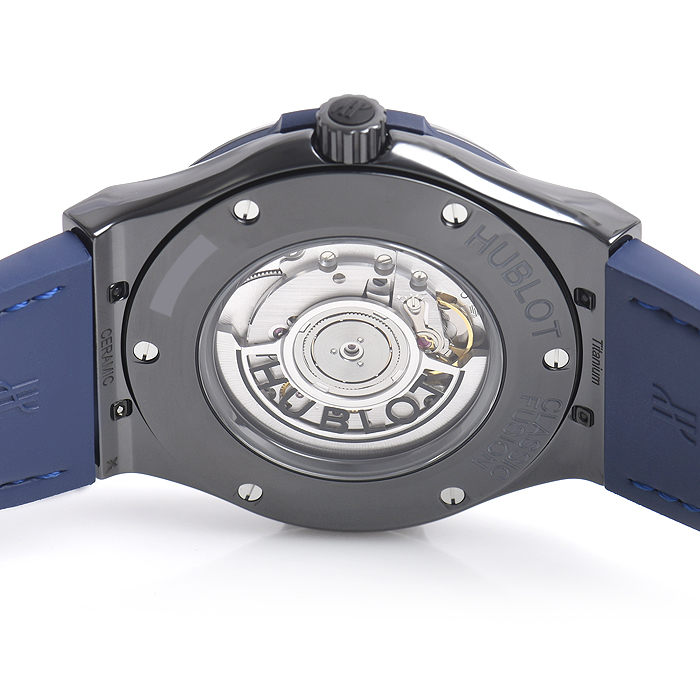 ウブロ クラシックフュージョン ブルー セラミック 511.CM.7170.LR 基本仕様は本物と同じ形のHUBLOTです