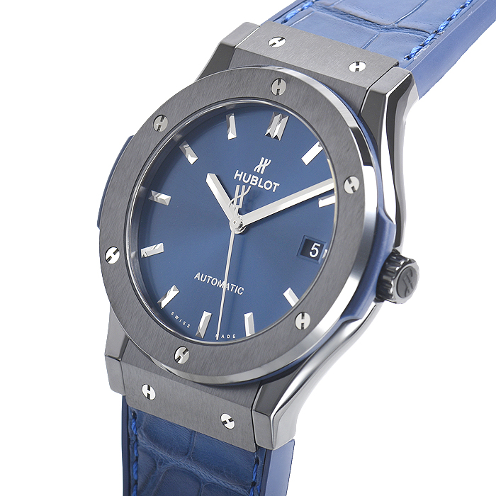 ウブロ クラシックフュージョン ブルー セラミック 511.CM.7170.LR 基本仕様は本物と同じ形のHUBLOTです