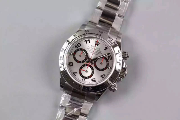ロレックス デイトナ 116509 ホワイト 基本仕様は本物と同じ形のROLEX です