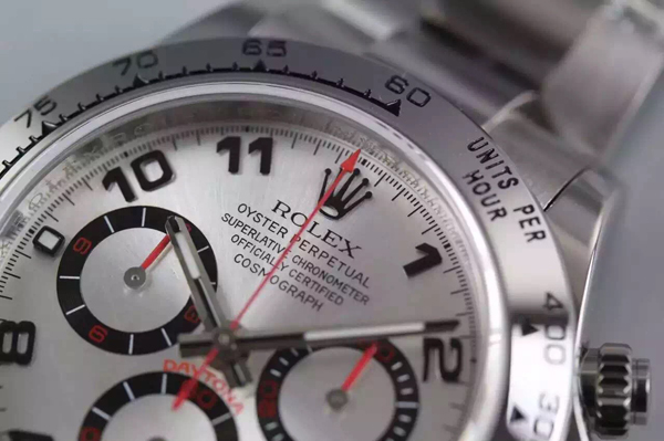 ロレックス デイトナ 116509 ホワイト 基本仕様は本物と同じ形のROLEX です