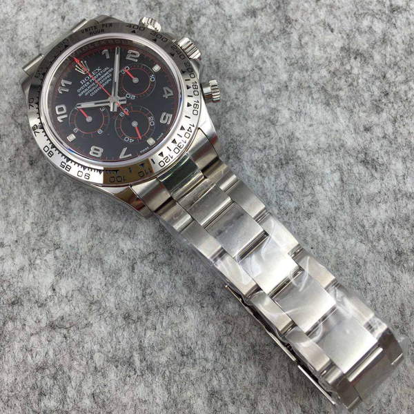 ロレックス デイトナ 116509 ブラック 基本仕様は本物と同じ形のROLEX です