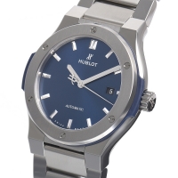 ウブロ クラシックフュージョン チタニウム ブルー 548.NX.7170.NX 基本仕様は本物と同じ形のHUBLOTです