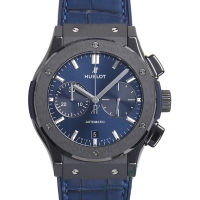 ウブロ クラシックフュージョン クロノグラフ セラミックブルー 521.CM.7170.LR 基本仕様は本物と同じ形のHUBLOTです