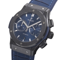 ウブロ クラシックフュージョン クロノグラフ セラミックブルー 521.CM.7170.LR 基本仕様は本物と同じ形のHUBLOTです