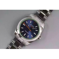 ロレックス ミルガウス ブルー 116400GV メンズ 基本仕様は本物と同じ形のROLEX です