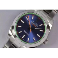ロレックス ミルガウス ブルー 116400GV メンズ 基本仕様は本物と同じ形のROLEX です