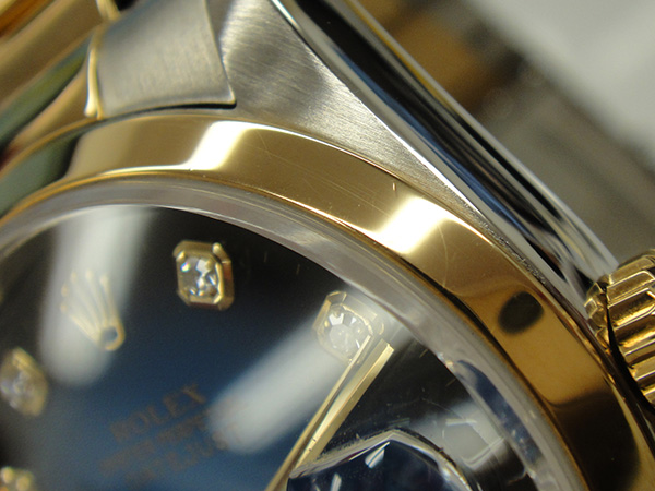 最高級N級品 ロレックススーパーコピー ROLEX パーペチュアル　デイトジャスト 10Pダイヤ Ref.16203G