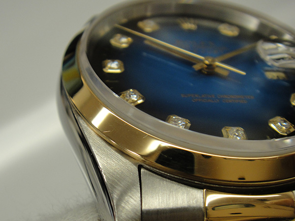 最高級N級品 ロレックススーパーコピー ROLEX パーペチュアル　デイトジャスト 10Pダイヤ Ref.16203G