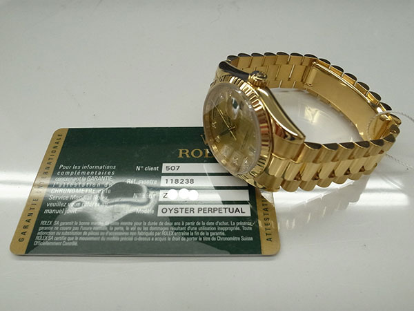 最高級N級品 ロレックススーパーコピー デイデイト 118238A シャンパン
