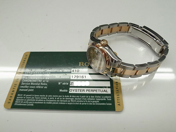 最高級N級品 ロレックススーパーコピー デイトジャスト 179161 ピンクローマ
