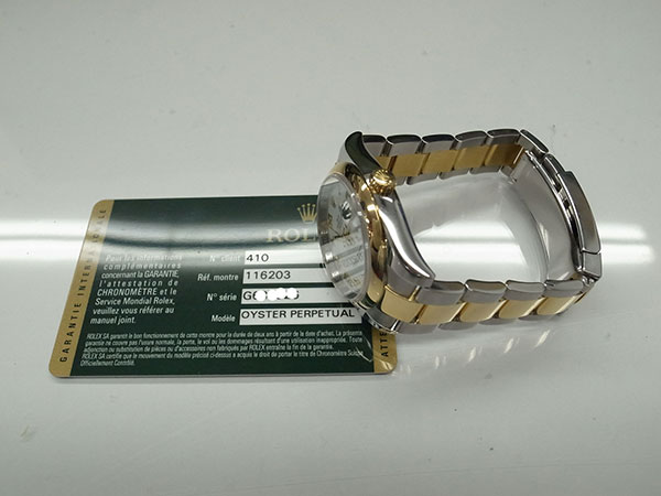 最高級N級品 ロレックススーパーコピー デイトジャスト 116203 白ローマ