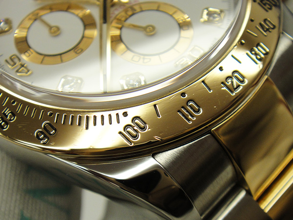 最高級N級品 ロレックススーパーコピー ROLEX デイトナ　8Pダイヤ Ref.116523G