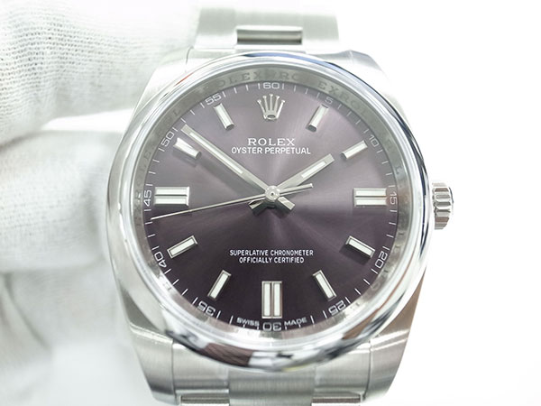 最高級N級品 ロレックススーパーコピー パーペチュアル 116000 レッドグレープ 自動巻き
