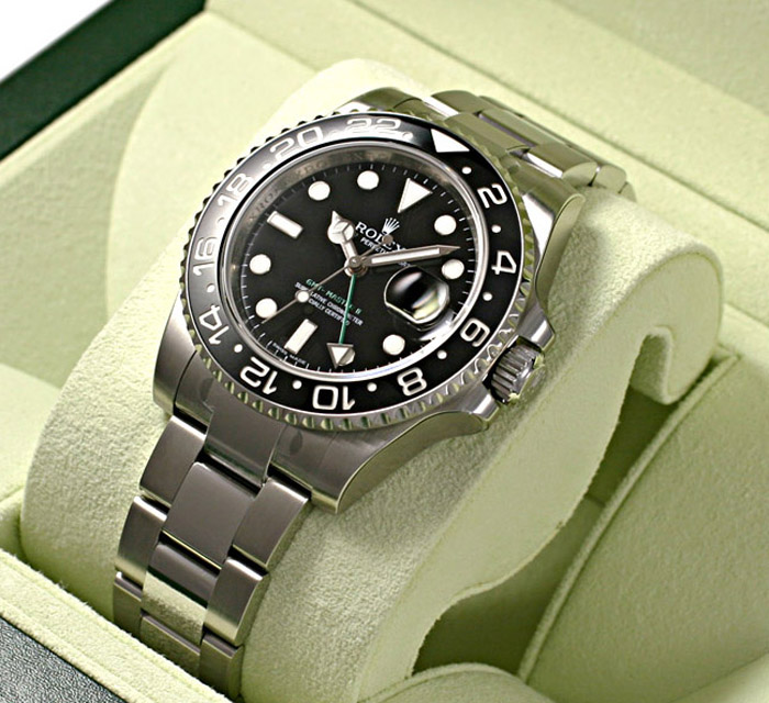 ロレックススーパーコピー GMTマスターII 黒 ROLEX 116710LN