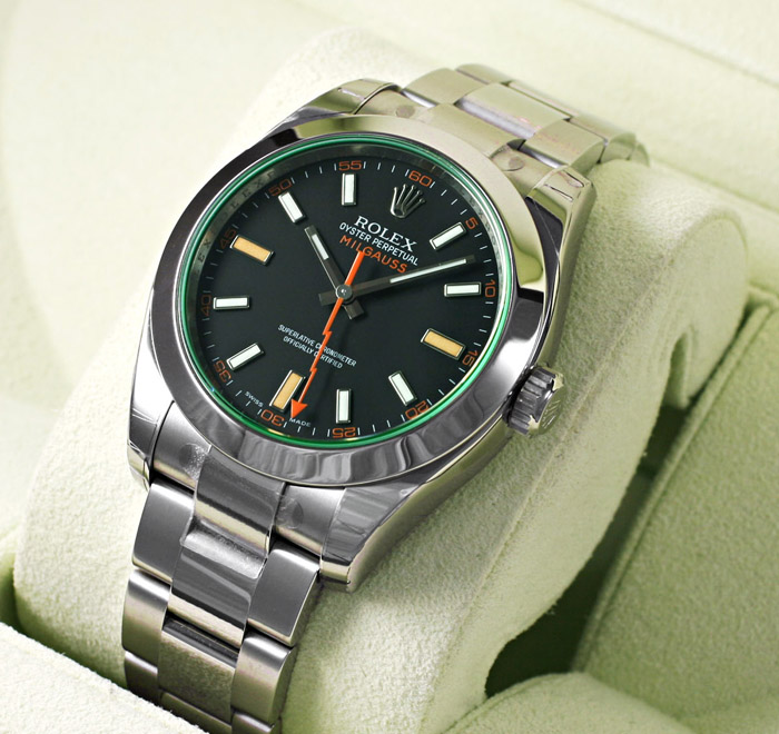 ロレックススーパーコピー ミルガウス グリーン ROLEX 116400GV