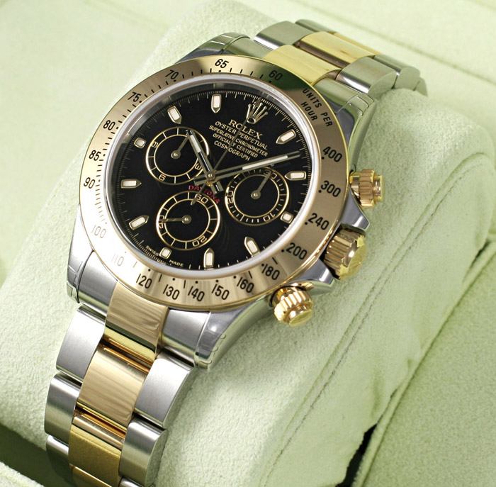 ロレックススーパーコピー デイトナ コンビ 黒 ROLEX 116523