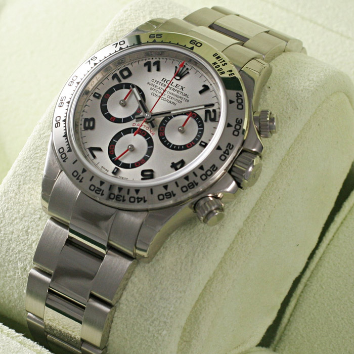 ロレックススーパーコピー デイトナ WG 銀/アラビア ROLEX 116509
