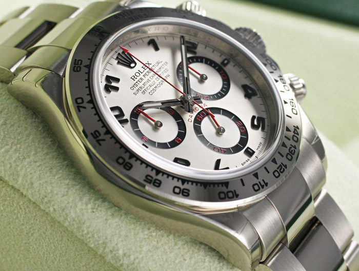 ロレックススーパーコピー デイトナ WG 銀/アラビア ROLEX 116509