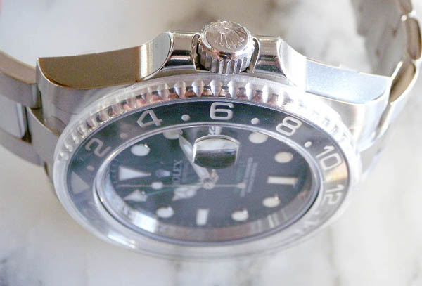 ロレックススーパーコピー GMT マスターII 116710LN SS 黒色ベゼル-case（40mm)