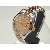 最高級N級品 ロレックススーパーコピー ROLEX デイトジャスト ピンクゴールダスト 10Pダイヤ 179171G