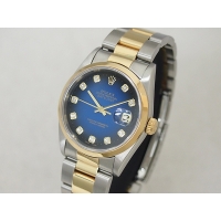 最高級N級品 ロレックススーパーコピー ROLEX パーペチュアル　デイトジャスト 10Pダイヤ Ref.16203G