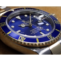 ロレックススーパーコピー サブマリーナ デイト コンビ 青 ROLEX 16613