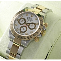 ロレックススーパーコピー デイトナ コンビ 白/ダイヤ ROLEX 116523G