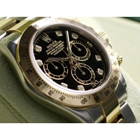ロレックススーパーコピー デイトナ コンビ 黒/ダイヤ ROLEX 116523G
