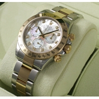 ロレックススーパーコピー デイトナ コンビ 白シェル/ダイヤ ROLEX 116523NG