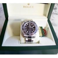 ロレックススーパーコピー GMT マスターII 116710LN SS 黒色ベゼル-case（40mm)