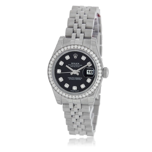 ROLEX ロレックス スーパーコピー DATEJUST デイトジャスト 179384G ブラック